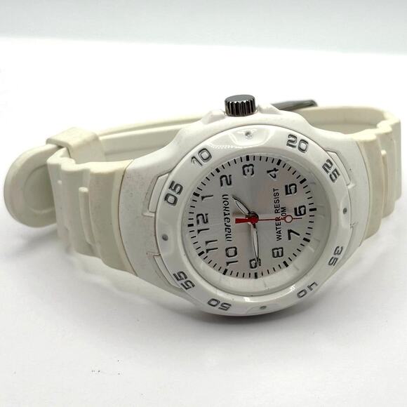 White Marathon Men's Watch - Picture 3 of 5